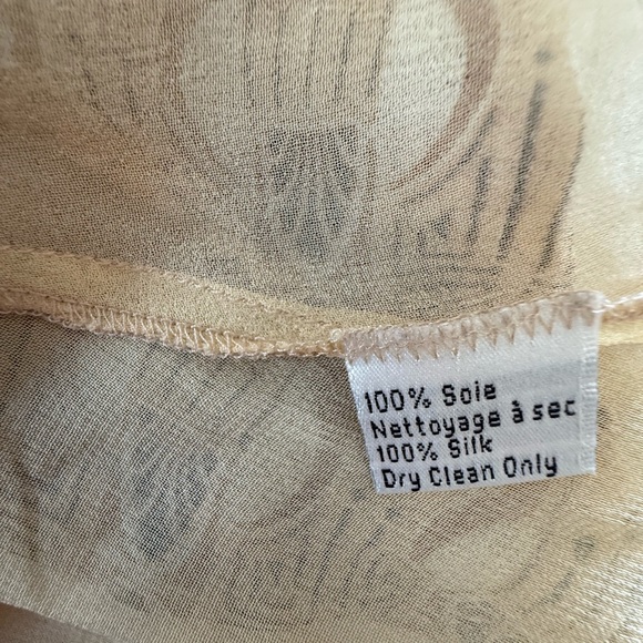 Lolita Jaca St. Barth Ibiza Silk Chiffon Long Dress Size Small - Picture 8 of 8